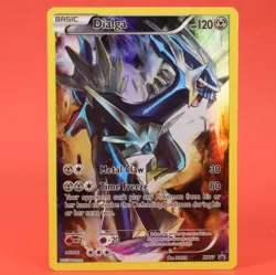 Pokemon TCG English Card XY Black Star Promo Dialga XY77 Full Art Holo - Image 1
