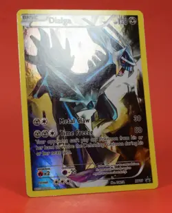 Pokemon TCG English Card XY Black Star Promo Dialga XY77 Full Art Holo - Image 3