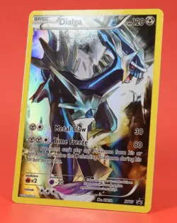 Pokemon TCG English Card XY Black Star Promo Dialga XY77 Full Art Holo - Image 4