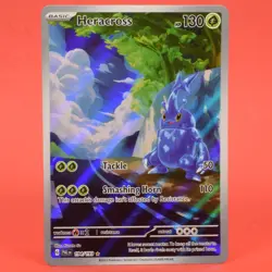 Pokemon English TCG Card PAL EN Paldea Evolved Heracross 194/193 Full Art - Image 1