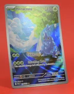 Pokemon English TCG Card PAL EN Paldea Evolved Heracross 194/193 Full Art - Image 3