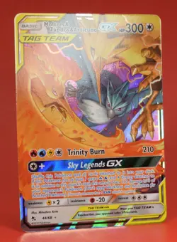 Pokemon English TCG Card Hidden Fates Moltres Zapdos Articuno GX 44/68 Holo - Image 3