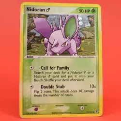 Pokemon TCG English Card FireRed LeafGreen Nidoran 71/112 Reverse Holo - Image 1