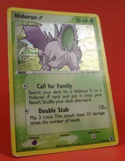 Pokemon TCG English Card FireRed LeafGreen Nidoran 71/112 Reverse Holo - Image 3