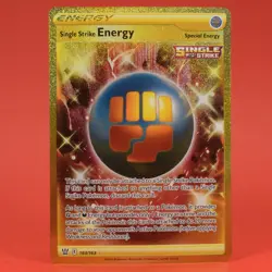 Pokemon TCG English Card Battle Styles Single Strike Energy 183/163 Golden - Image 1