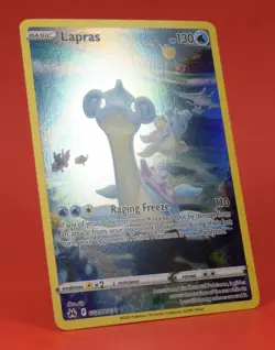Pokemon English TCG Card Crown Zentih Galarian Gallery GG05/GG70 Lapras Full Art - Image 3