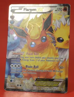Pokemon TCG English Card Generations Radiant Collection Flareon EX RC28/RC32 - Image 4