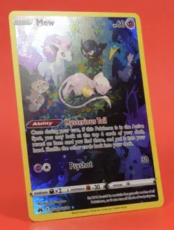 Pokemon English TCG Card Crown Zenith Galrian Gallery Mew GG10/GG70 Full Art - Image 3