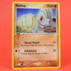 Pokemon TCG English Card ex Power Keepers Machop 53/108 Reverse Holo Stamped - Image 1