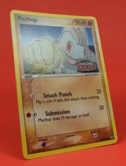 Pokemon TCG English Card ex Power Keepers Machop 53/108 Reverse Holo Stamped - Image 3
