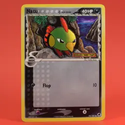 Pokemon TCG English Card ex Dragon Frontiers Natu 55/101 Reverse Holo Stamped - Image 1