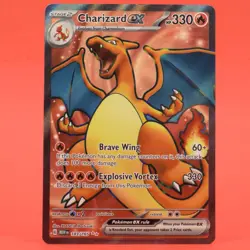 Pokemon TCG English Card Mew 151 Charizard ex 183/165 Full Art - Image 1
