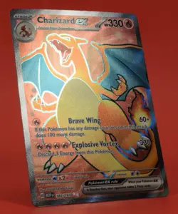 Pokemon TCG English Card Mew 151 Charizard ex 183/165 Full Art - Image 3
