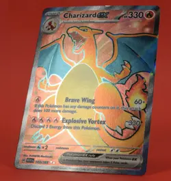 Pokemon TCG English Card Mew 151 Charizard ex 183/165 Full Art - Image 4