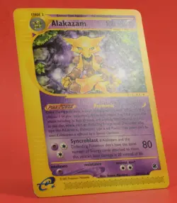 Pokemon TCG English Card expedition e-Series Alakazam 33/165 Rare - Image 3