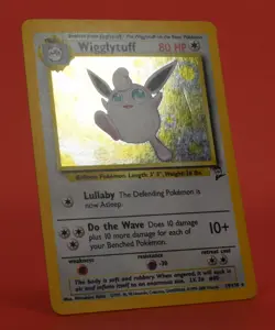 Pokemon TCG Card English Base Set 2 Wigglyuff 19/130 Holo Rare - Image 3