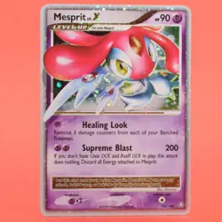 Pokemon TCG Card English Legends Awakened Mesprit Lv.X 143/146 Holo - Image 1