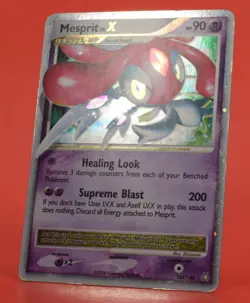 Pokemon TCG Card English Legends Awakened Mesprit Lv.X 143/146 Holo - Image 4