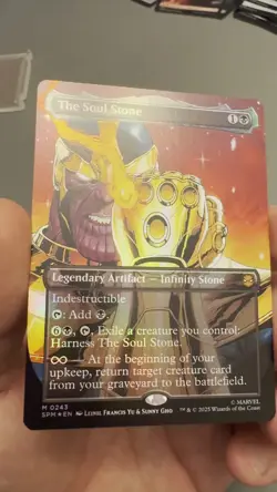 MTG Magic The Gathering The Soul Stone (Borderless) Marvel's Spider-Man Foil 243 - Image 2