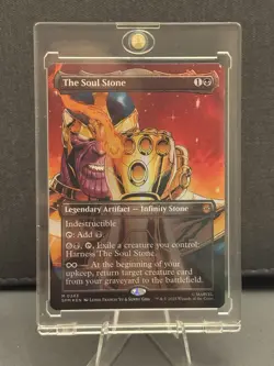 MTG Magic The Gathering The Soul Stone (Borderless) Marvel's Spider-Man Foil 243 - Image 4