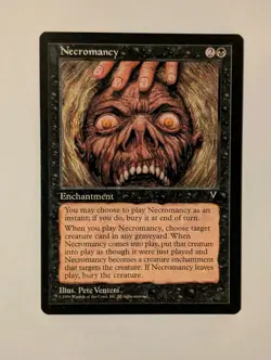 Magic The Gathering Necromancy Visions Uncommon Ungraded Near Mint - Image 1