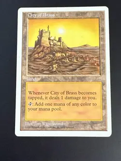 MTG - City of Brass - 5th Edition - 1x LP (Magic: The Gathering) - Image 1
