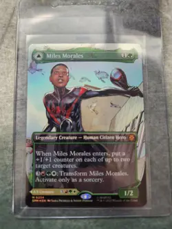 MTG - Miles Morales - Borderless - Foil - 0234 - Marvel's Ultimate Spider-Man - Image 1