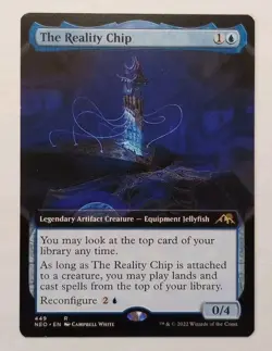 MTG - The Reality Chip - Kamigawa: Neon Dynasty 449 - Extended Regular Rare - Image 1