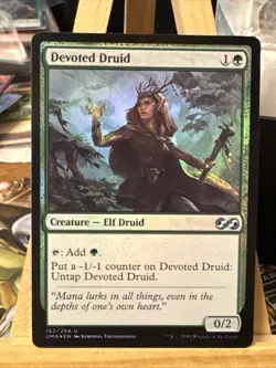 MTG *Devoted Druid Foil X1* (NM) Ultimate Masters Magic the Gathering - Image 1
