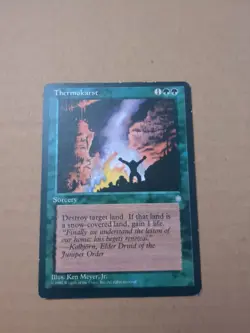 Thermokarst Ice Age Magic The Gathering MTG Card - Image 1
