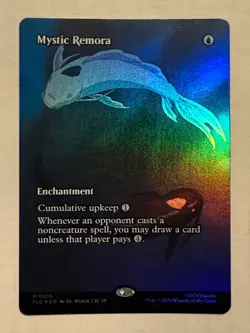 Mystic Remora Borderless FOIL Avatar Last Airbender NM Magic The Gathering MTG - Image 1