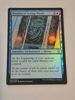 1x Magic the Gathering - Honden of Seeing Winds - NM Near Mint - EMA Foil x1 - Image 1