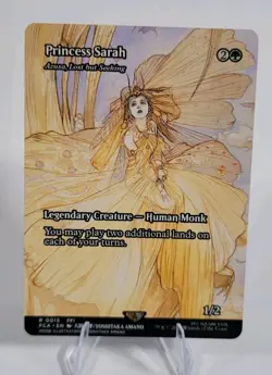 Princess Sarah MTG FCA Pack Fresh NM Showcase Regular Azusa, Lost but Seeking - Image 1