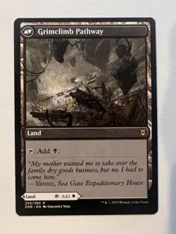 MTG Brightclimb Pathway Grimclimb Pathway Zendikar Rising 259/280 Non-foil NM - Image 1