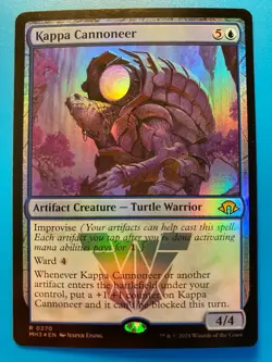 MTG 1x FOIL Kappa Cannoneer # 270 Modern Horizons 3 Magic the Gathering x1 NM - Image 1