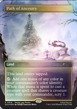 Path Of Ancenstry #0914 Rainbow Foil Secret Lair Avatar Promo PRESALE CONFIRMED - Image 1
