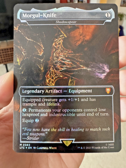 Morgul-Knife • Shadowspear (Surge Foil) - Commander: The Lord of the Rings NM - Image 1