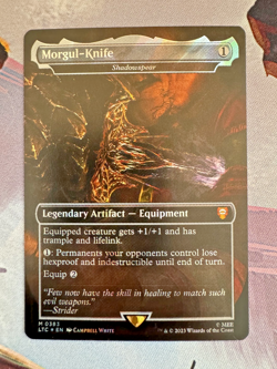 Morgul-Knife • Shadowspear (Surge Foil) - Commander: The Lord of the Rings NM - Image 2