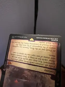 Shadow Of The Enemy Foil Showcase LOTR MTG Crimped Mythic - Image 3