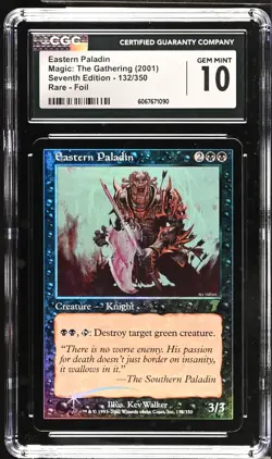 EASTERN PALADIN 7th Edition Foil Rare CGC 10 MTG [Nostalgium] - Image 1