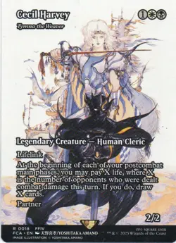 MTG: Final Fantasy Through the Ages: Showcase Cecil Harvey: LP Condition - Image 1