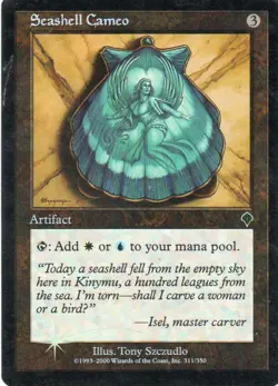 MTG: Invasion: Foil Seashell Cameo: Lightly Played Condition - Image 1