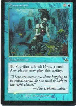 MTG: Prophecy: Foil Excavation: Lightly Played Condition - Image 1