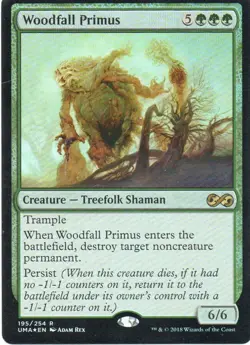 MTG: Ultimate Masters: Foil Woodfall Primus: Lightly Played Condition - Image 1