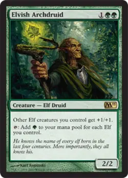 1x Elvish Archdruid Moderate Play MTG Magic - Kid Icarus - - Image 1