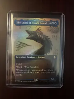 The Unagi Of Kiyoshi Island - Borderless Foil NM Avatar The Last Airbender MTG - Image 1