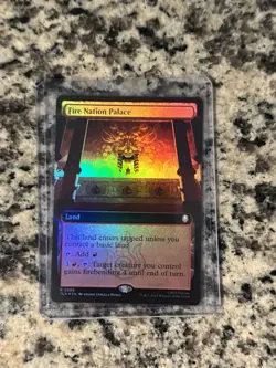 MTG Magic The Gathering -Fire Nation Palace -R 0389 -NM -Extended -FOIL?? - Image 1