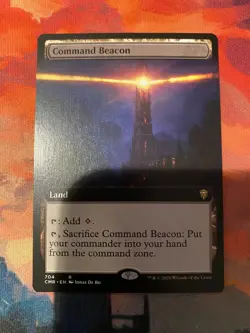 MTG Commander Legends Command Beacon Extended Art - Image 1