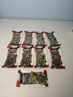 Pokemon Scarlet & Violet Paldea Evolved Booster Pack Lot Of 9 Smoliv Growlithe - Image 1