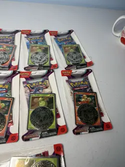 Pokemon Scarlet & Violet Paldea Evolved Booster Pack Lot Of 9 Smoliv Growlithe - Image 3